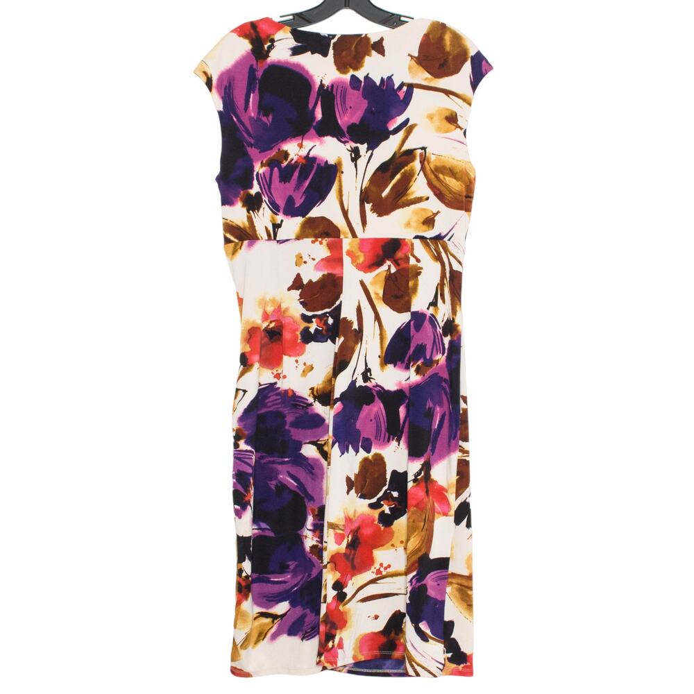 Lauren Ralph Lauren Dress Faux Wrap Cottagecore Academia Romantic Goth Floral 14 - Picture 5 of 5